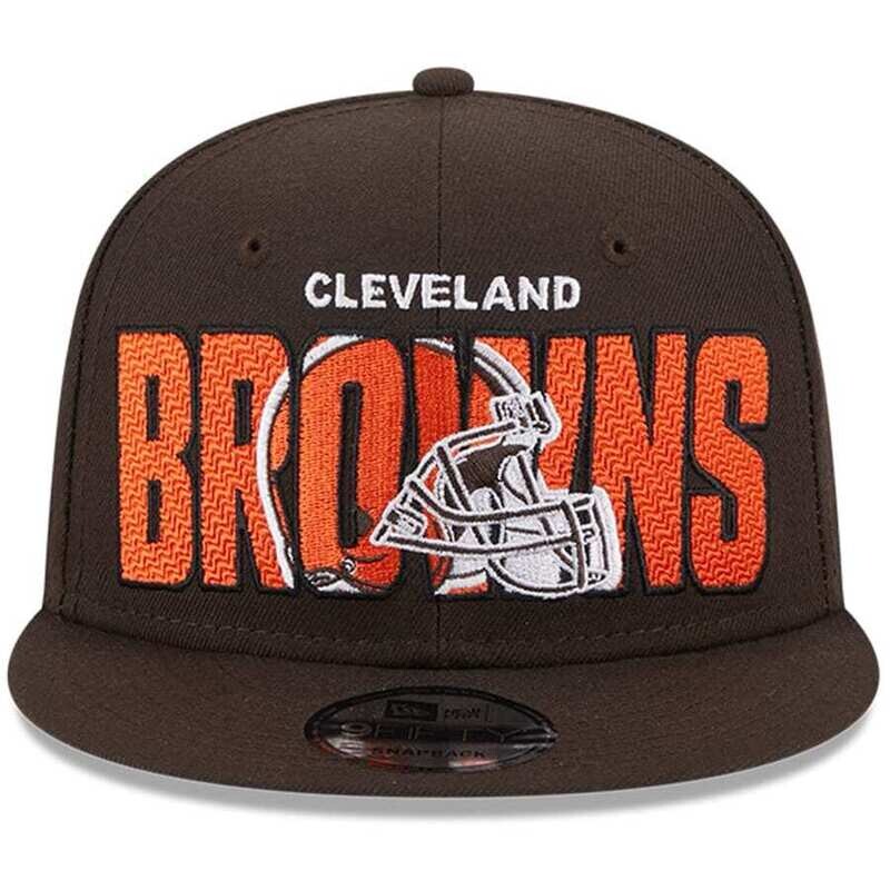 Cleveland Browns Men’s New Era Brown 2023 NFL Draft 9FIFTY Snapback Adjustable Hat