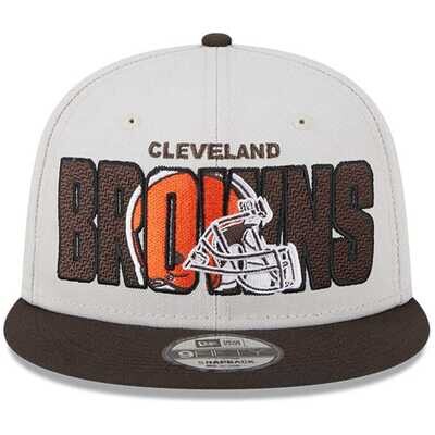 Cleveland Browns Men’s New Era Stone 2023 NFL Draft 9FIFTY Snapback Adjustable Hat