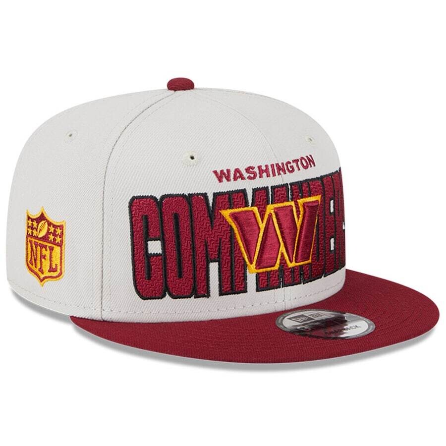 Washington Commanders Men’s New Era Stone NFL Draft 9FIFTY Snapback Adjustable Hat