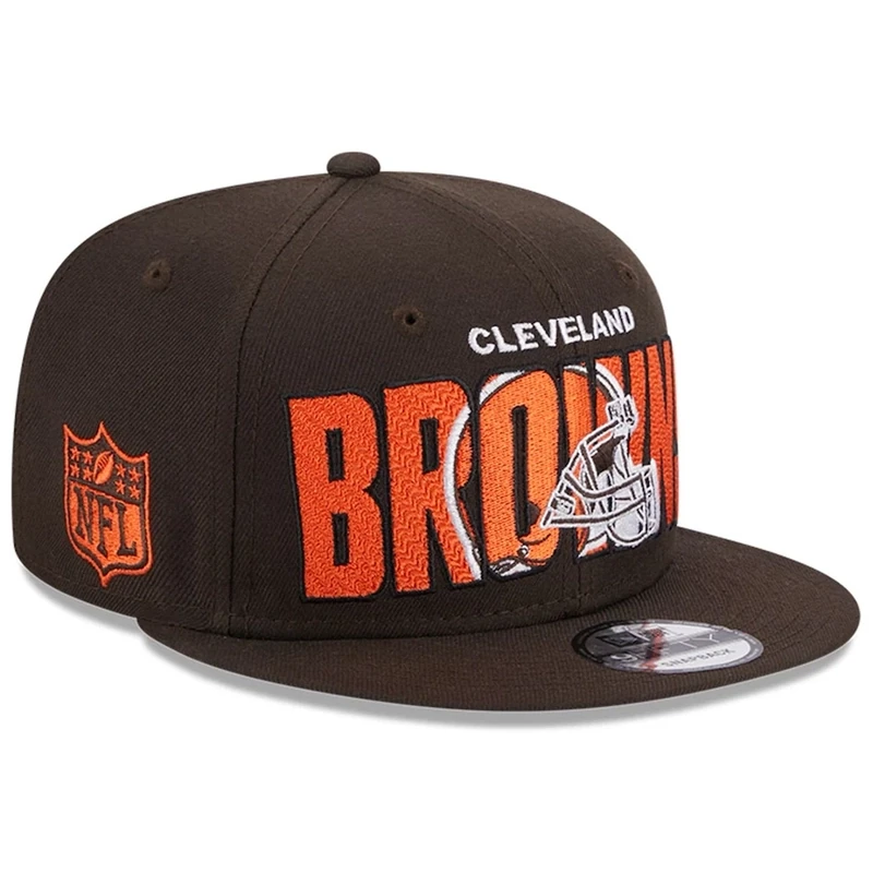 Cleveland Browns Men’s New Era Brown 2023 NFL Draft 9FIFTY Snapback Adjustable Hat
