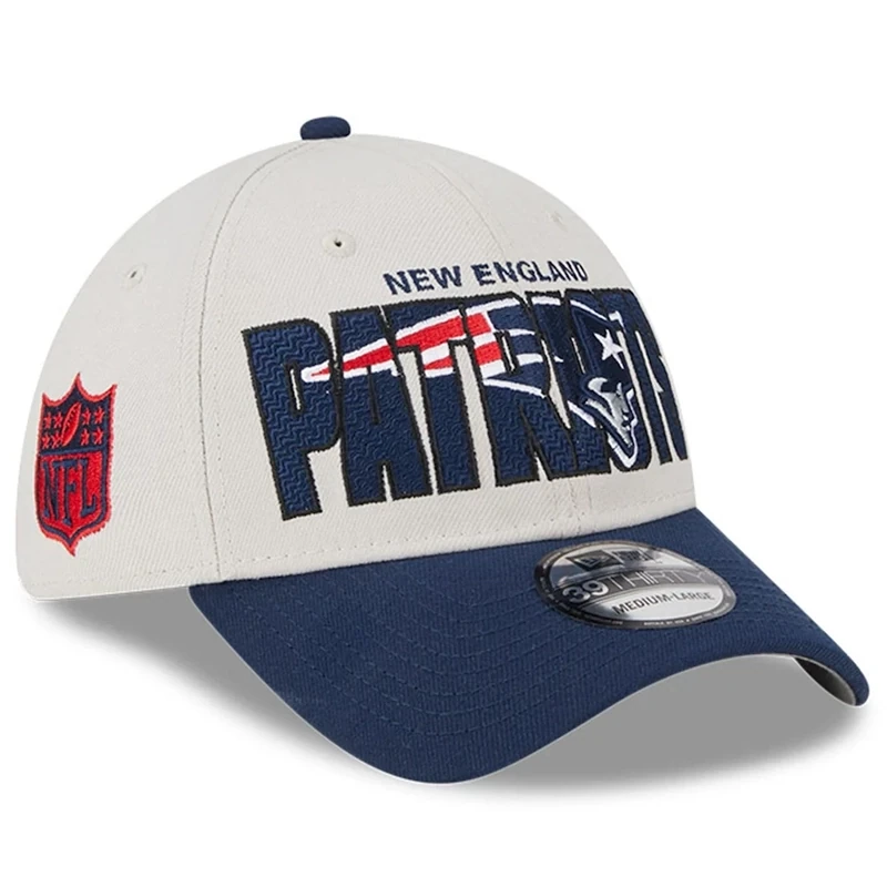 New England Patriots Men’s New Era Stone 2023 NFL Draft 39THIRTY Flex Hat