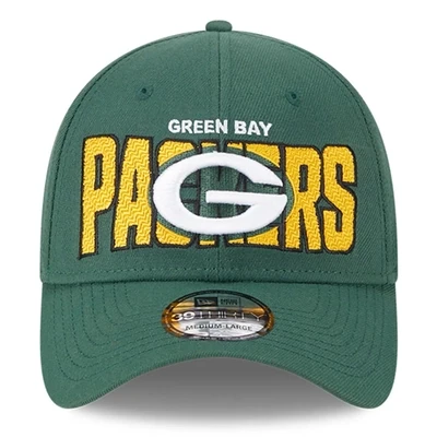 Green Bay Packers Men’s New Era Green 2023 NFL Draft 39THIRTY Flex Hat