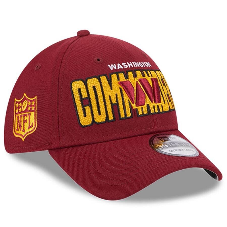 Washington Commanders Men’s New Era Burgundy NFL 39THIRTY Flex Hat