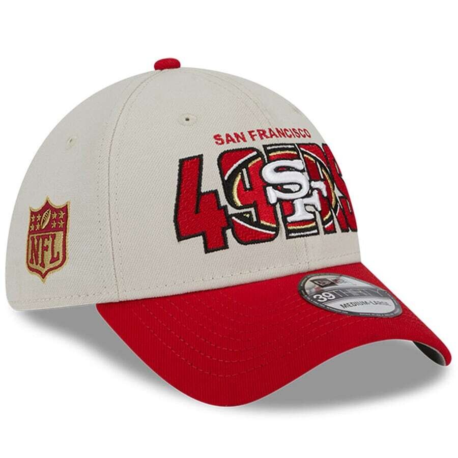 San Francisco 49ers Men’s New Era Stone 2023 NFL Draft 39THIRTY Flex Hat