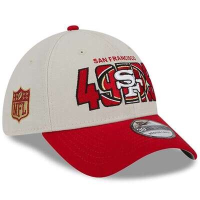 San Francisco 49ers Men’s New Era Stone 2023 NFL Draft 39THIRTY Flex Hat