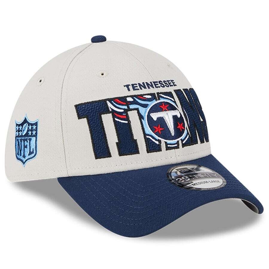 Tennessee Titans Men’s New Era Stone 2023 NFL Draft 39THIRTY Flex Hat