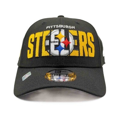 Pittsburgh Steelers Men’s New Era Black 2023 NFL Draft 39THIRTY Flex Hat