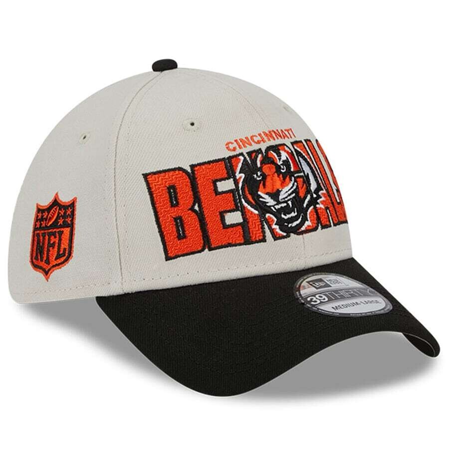 Cincinnati Bengals Men’s New Era Stone 2023 NFL Draft 39THIRTY Flex Hat