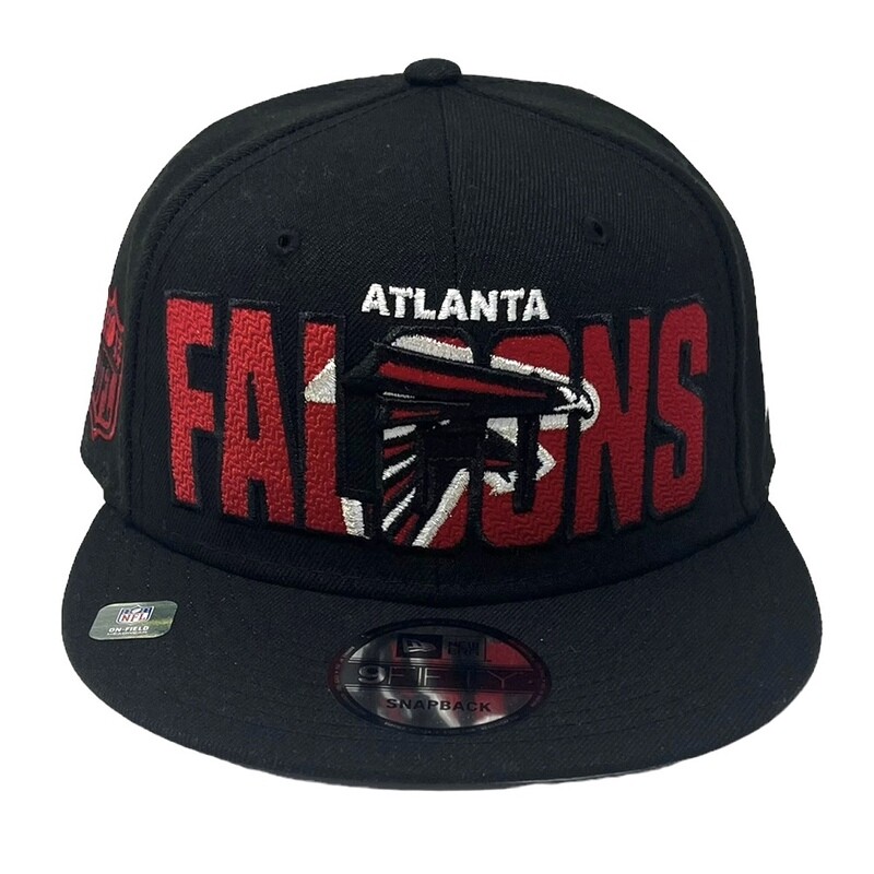 Atlanta Falcons Men’s New Era Black 2023 NFL Draft 9FIFTY Snapback Adjustable Hat