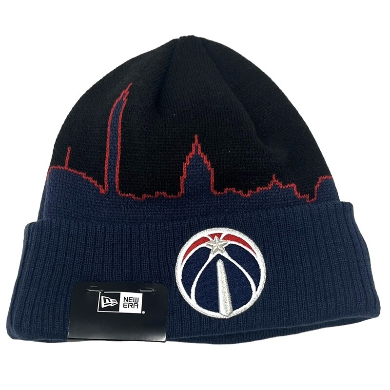 Washington Wizards Men’s New Era Tipoff Knit Hat Washington Wizards Men’s New Era Tipoff Knit Hat