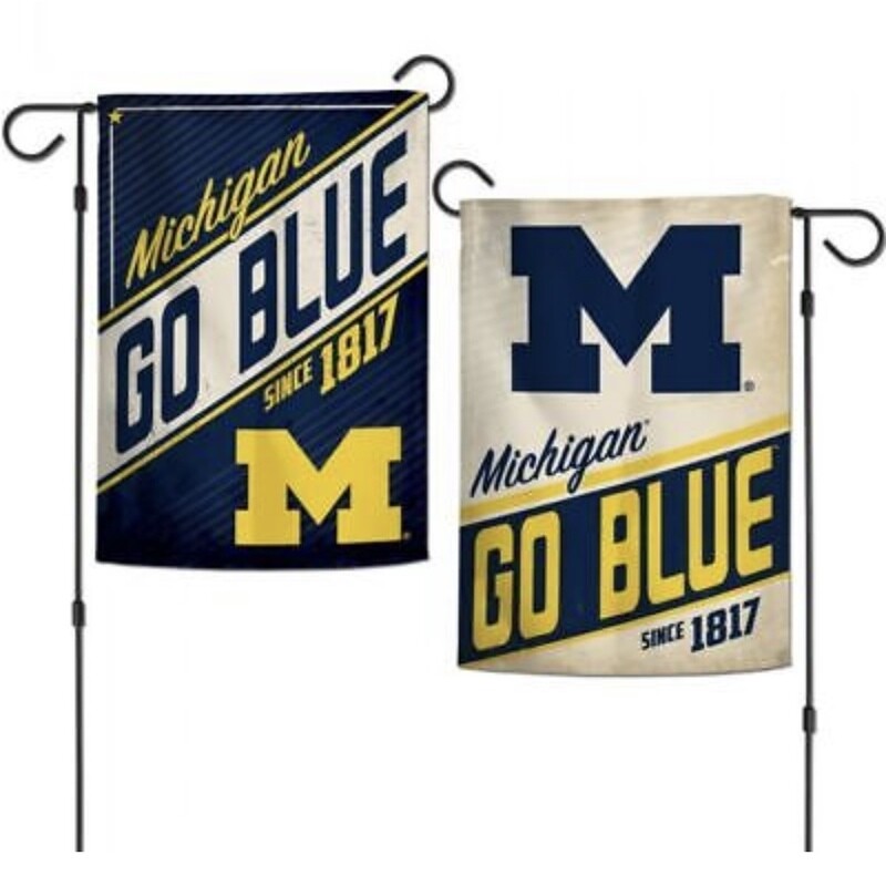 Michigan Wolverines 12.5" x 18" Premium 2-Sided Garden Flag