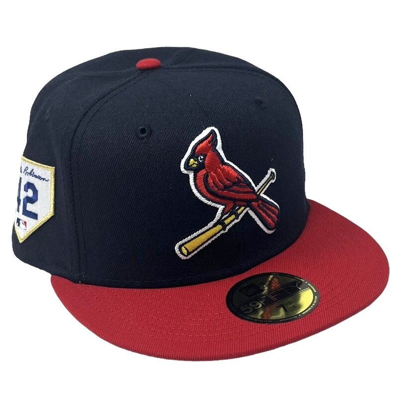 St. Louis Cardinals Men's Navy Jackie Robinson Day New Era 59Fifty Fitted Hat
