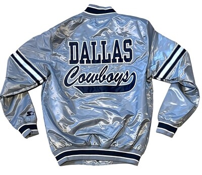 Dallas Cowboys Men's Starter Slider Varsity Full-Snap Jacket