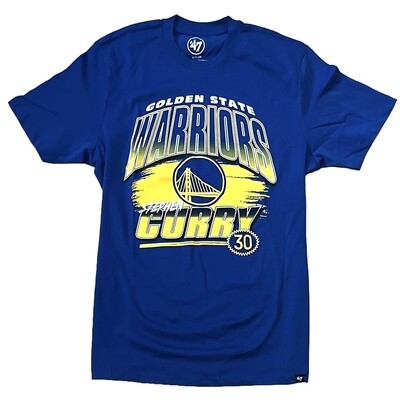 Golden State Warriors Stephen Curry Men’s 47 Brand Blue T-Shirt