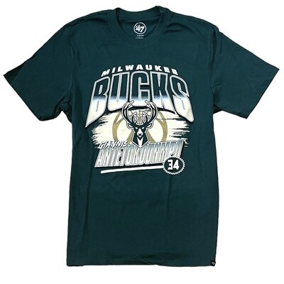 Milwaukee Bucks Giannis Antetokounmpo Men’s 47 Brand T-Shirt
