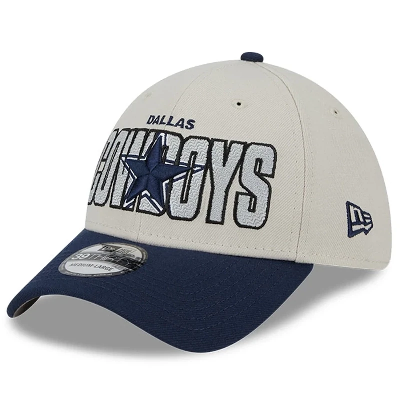 Dallas Cowboys Men’s New Era Stone 2023 NFL Draft 39THIRTY Flex Hat