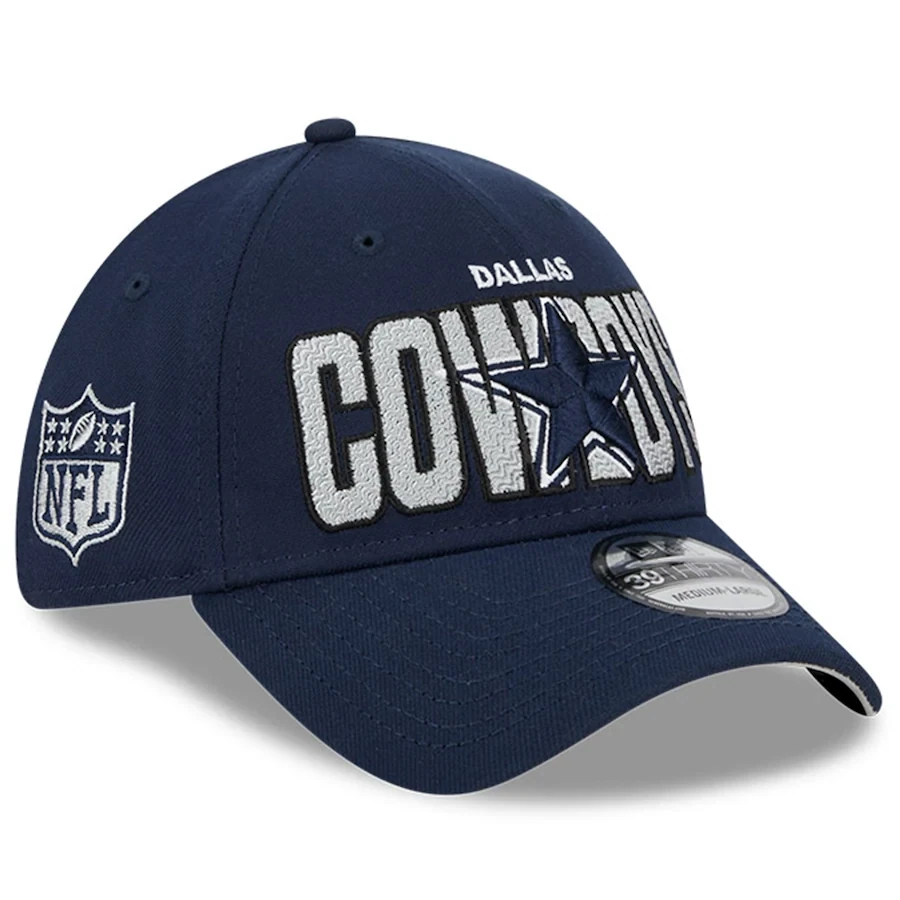 Dallas Cowboys Men’s New Era Navy 2023 NFL Draft 39THIRTY Flex Hat