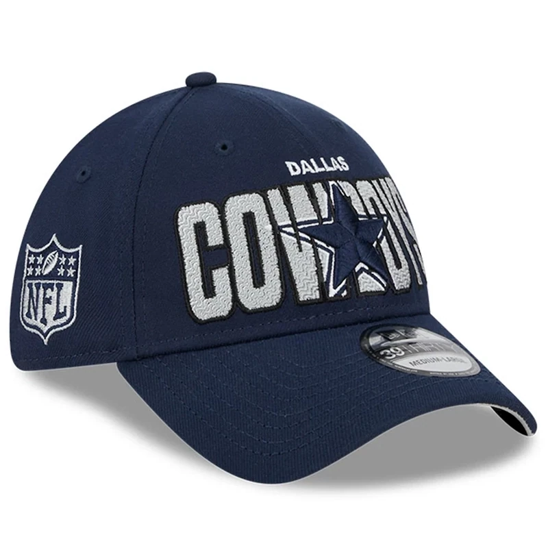 Dallas Cowboys Men’s New Era Navy 2023 NFL Draft 39THIRTY Flex Hat