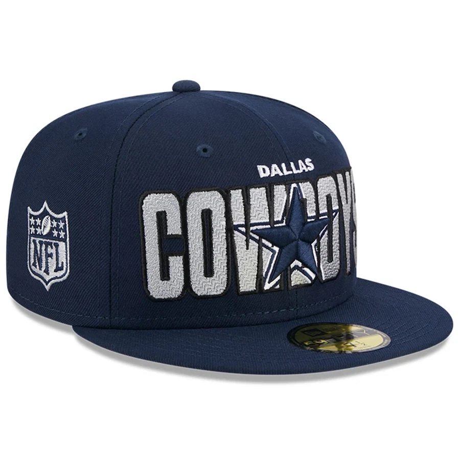 Dallas Cowboys Men’s New Era Navy 2023 NFL Draft 59FIFTY Fitted Hat