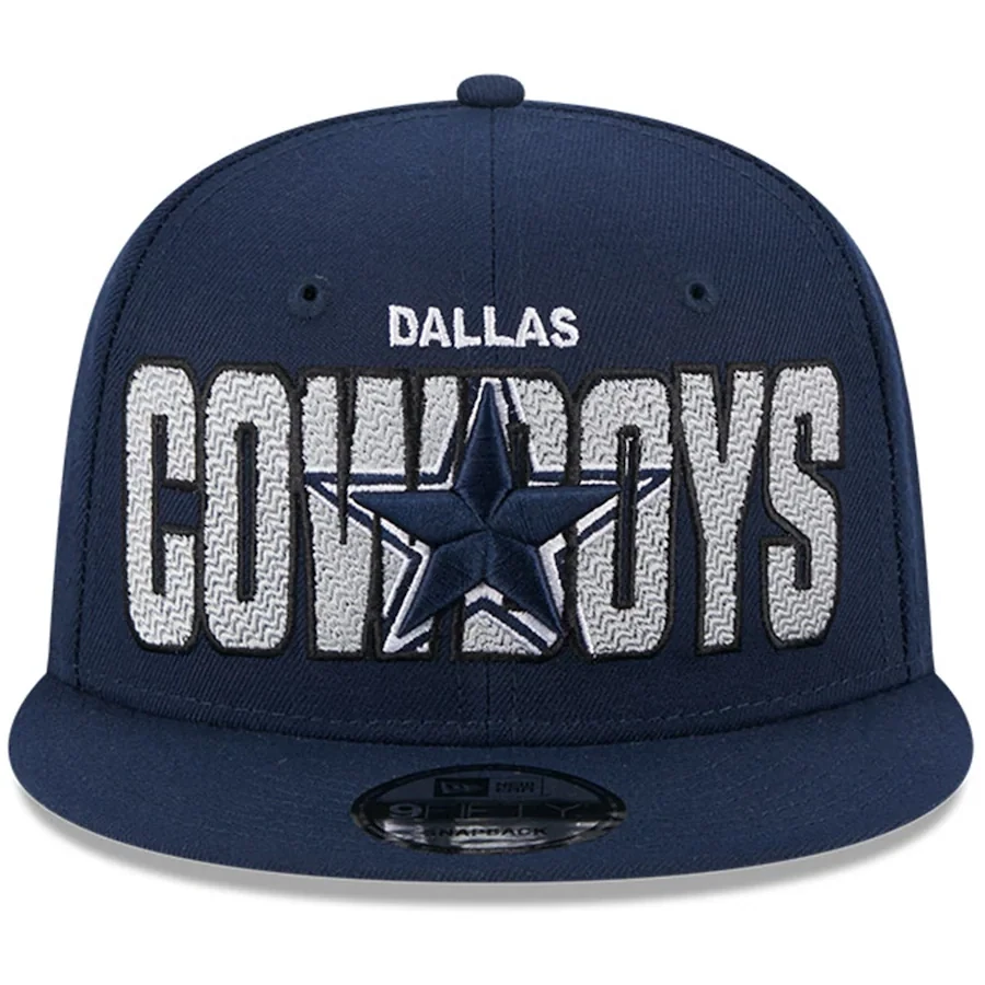 Dallas Cowboys Men’s New Era Navy 2023 NFL Draft 9FIFTY Snapback Adjustable Hat