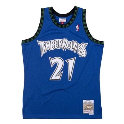 Minnesota Timberwolves Kevin Garnett 2003-04 Blue Mitchell & Ness Men's Swingman Jersey