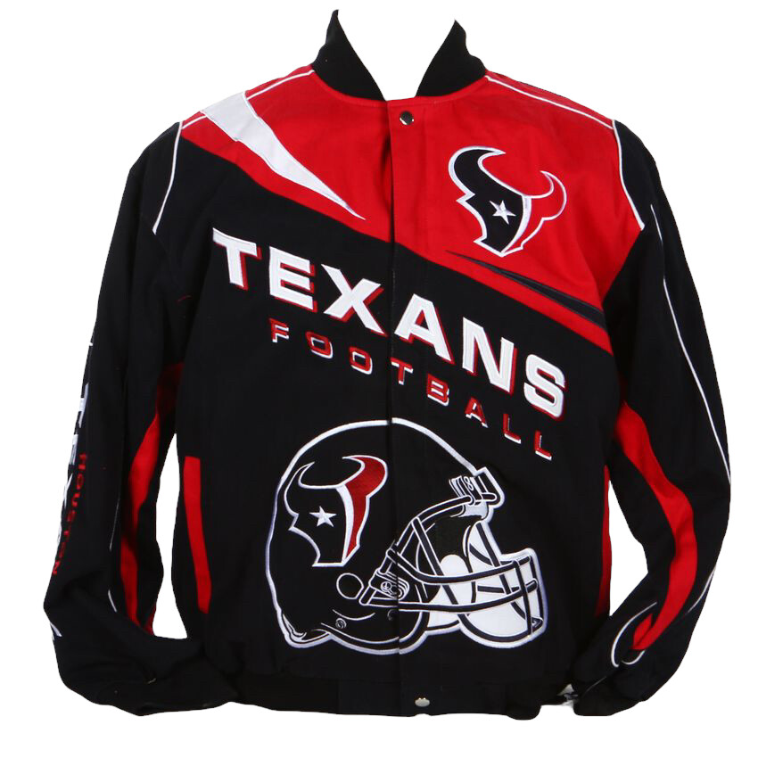 Houston Texans Men's Embroidered Cotton Twill Jacket