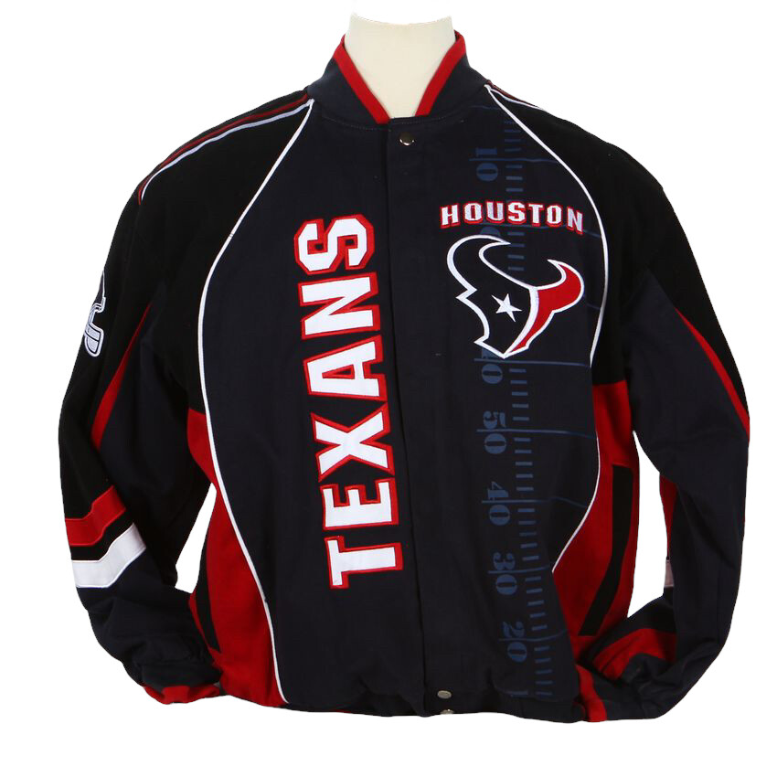 Houston Texans Men's Embroidered Cotton Twill Jacket