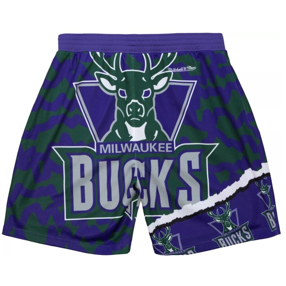 Milwaukee Bucks Men's Jumbotron 2.0 Sublimated Shorts