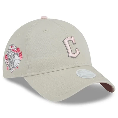 Cleveland Guardians Women’s Khaki 2023 Mother's Day New Era Adjustable Hat