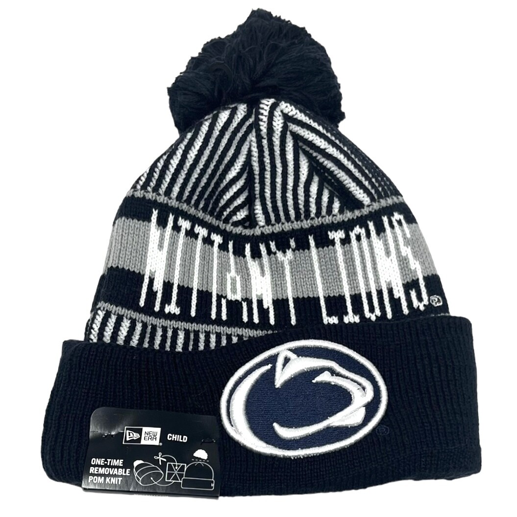 Penn State Nittany Lions Child New Era Knit Pom Hat