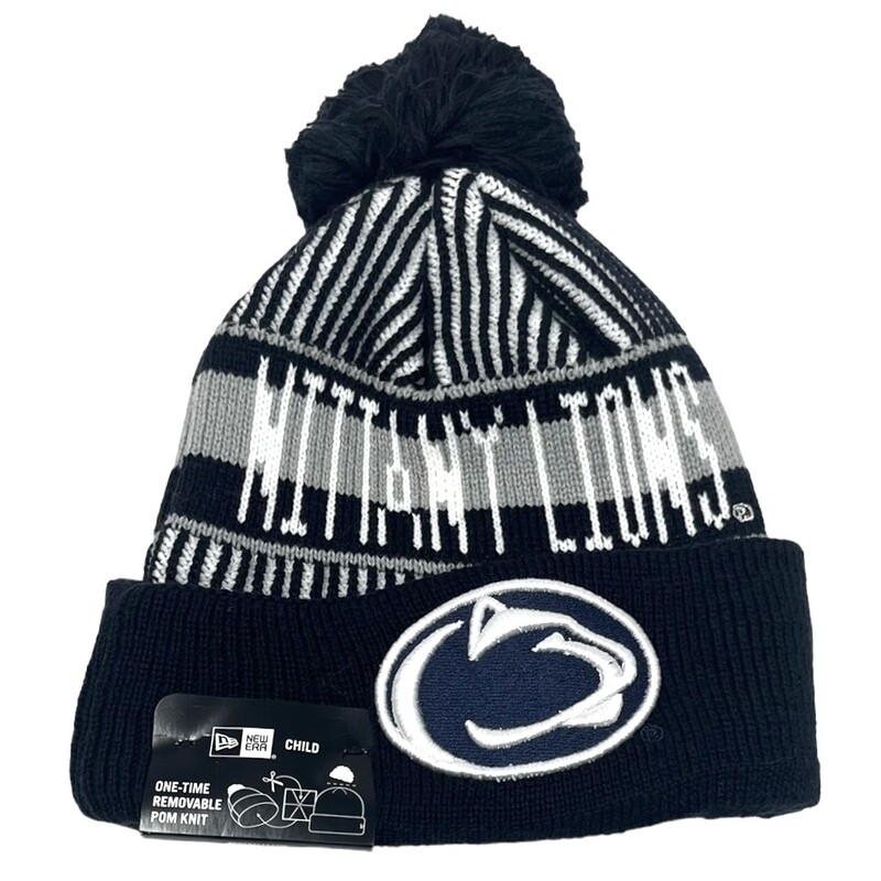 Penn State Nittany Lions Child New Era Knit Pom Hat