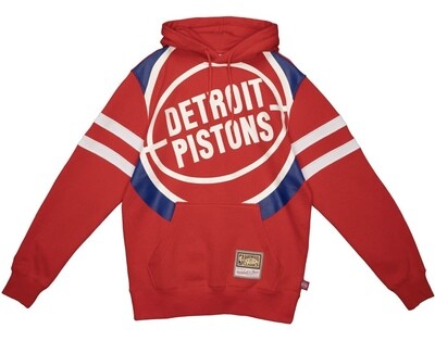 Detroit Pistons Men’s NBA Substantial Fleece Mitchell & Ness Hoodie