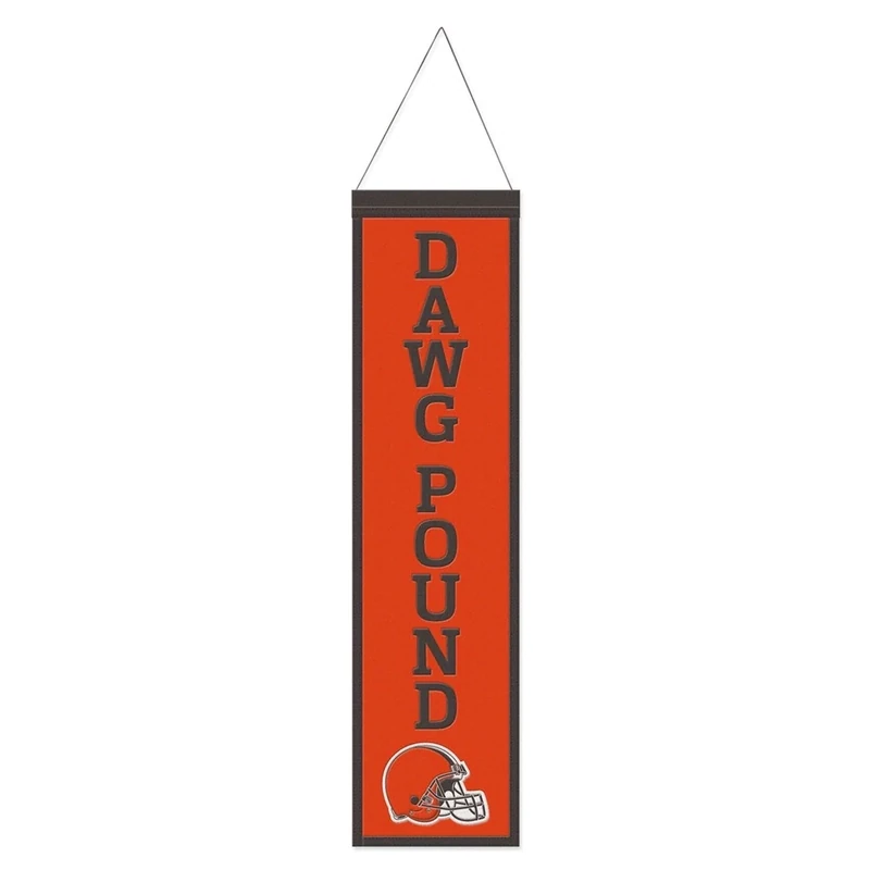 Cleveland Browns Dawg Pound Design Wool Banner