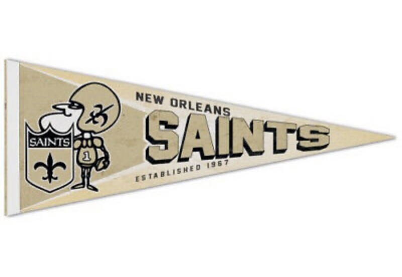 New Orleans Saints Retro 12" x 30" Premium Pennant
