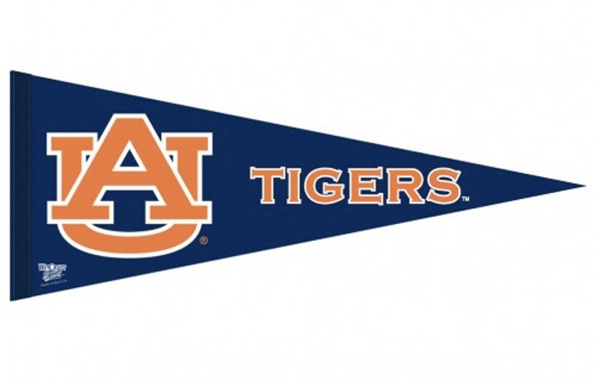 Auburn Tigers 12" x 30" Premium Pennant