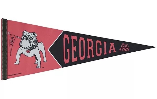 Georgia Bulldogs 12" x 30" Premium Pennant