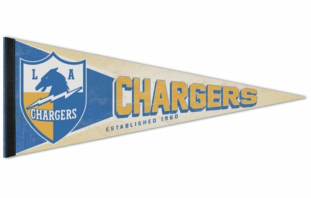 Los Angeles Chargers 12" x 30" Premium Pennant