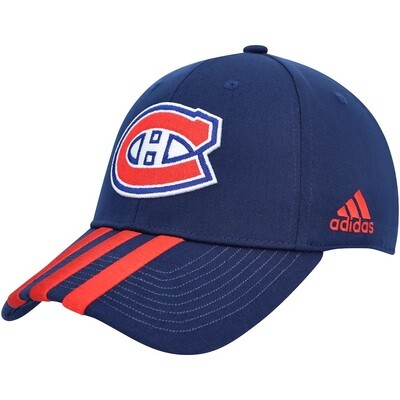 Montreal Canadiens Men’s Adidas Blue Locker Room Three Stripe Adjustable Hat