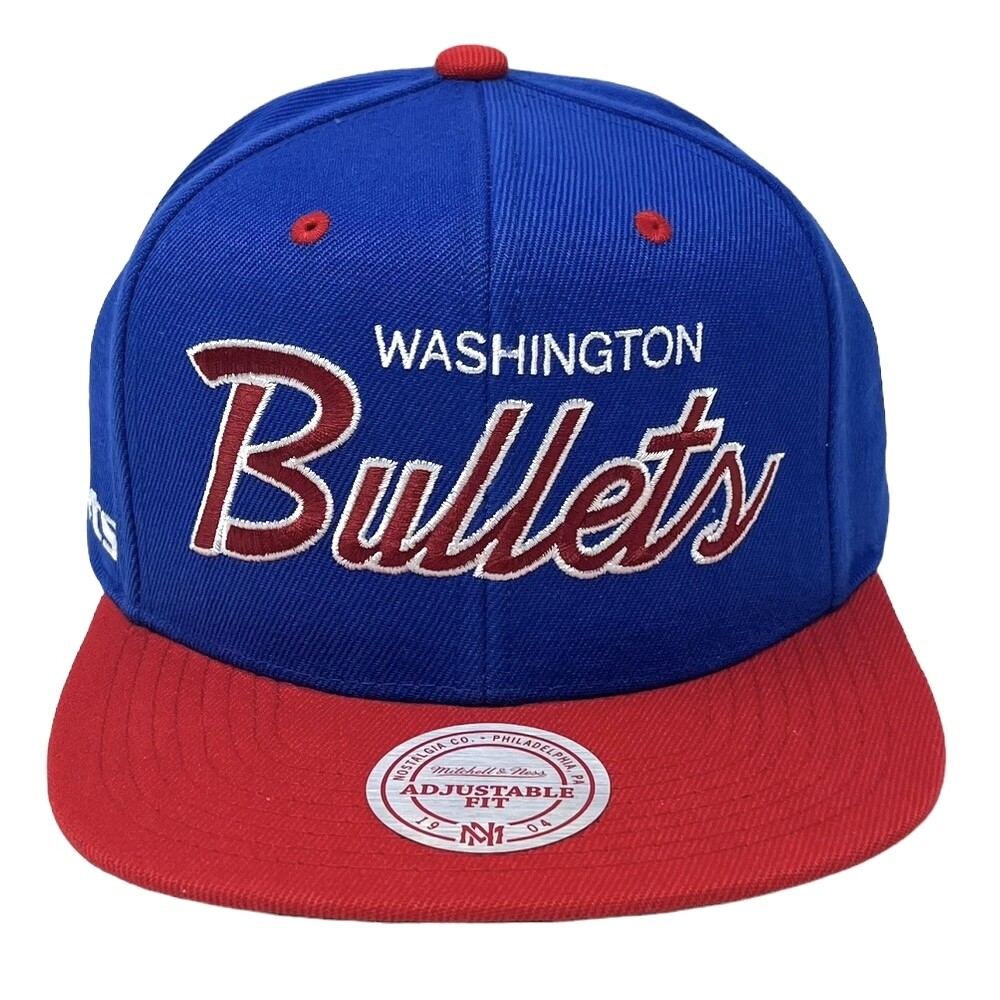 Washington Bullets NBA Team 2 Tone Snapback Hat