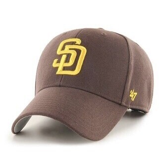 San Diego Padres Men’s Brown 47 Brand MVP Adjustable Hat