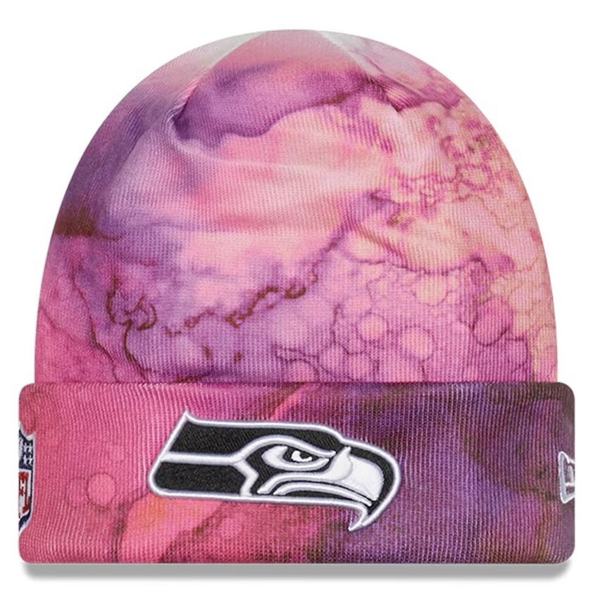 Seattle Seahawks Men’s New Era Crucial Catch Cuffed Knit Hat