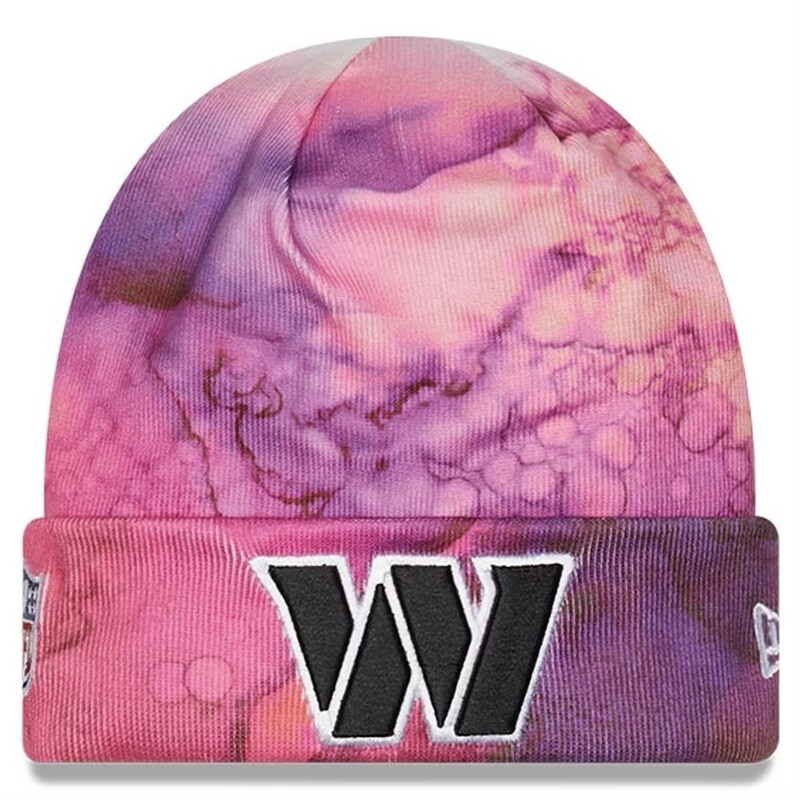 Washington Commanders Men’s New Era Crucial Catch Cuffed Knit Hat