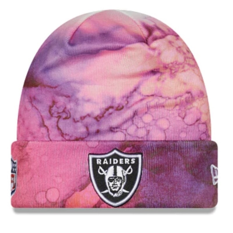 Las Vegas Raiders Men’s New Era Crucial Catch Cuffed Knit Hat