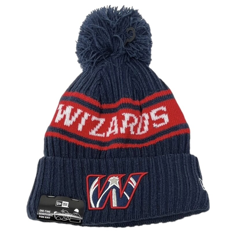 Washington Wizards Men’s New Era Cuffed Pom Knit Hat