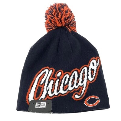 Chicago Bears Men’s New Era Script Freeze Knit Hat Chicago Bears Men’s New Era Script Freeze Knit Hat