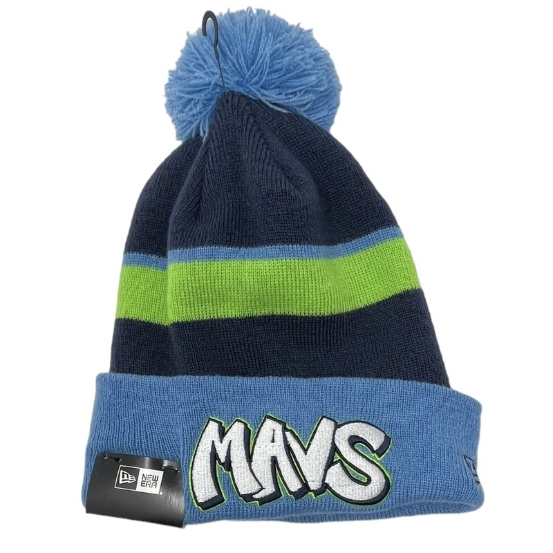 Dallas Mavericks New Era Cuffed Pom Men's Knit Hat Dallas Mavericks New Era Cuffed Pom Men's Knit Hat
