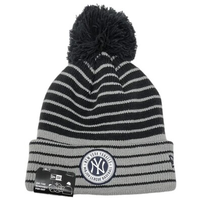 New York Yankees Men’s New Era Cuffed Pom Knit Hat