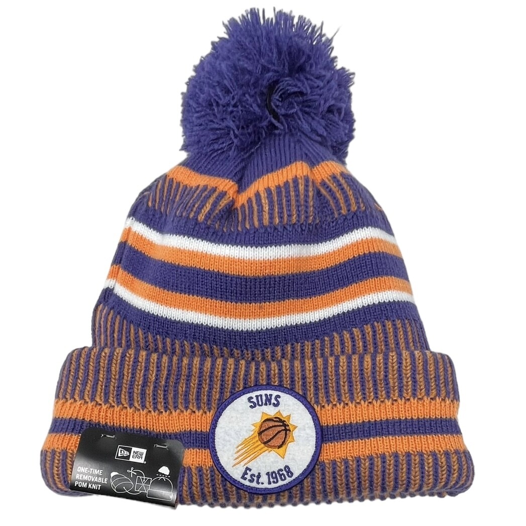 Phoenix Suns Men’s New Era Cuffed Pom Knit Hat