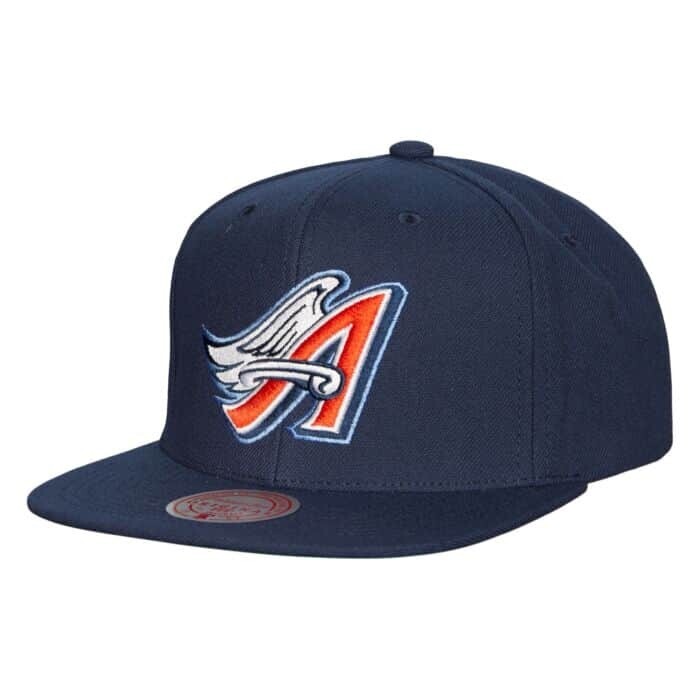 Los Angeles Angels Men’s Mitchell & Ness MLB Away Cooperstown Snapback Adjustable Hat