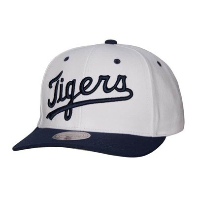 Detroit Tigers Men’s White Mitchell & Ness MLB Evergreen Pro Cooperstown Snapback Adjustable Hat